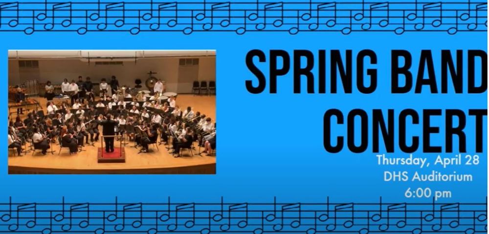 Spring Band Concert Announcement