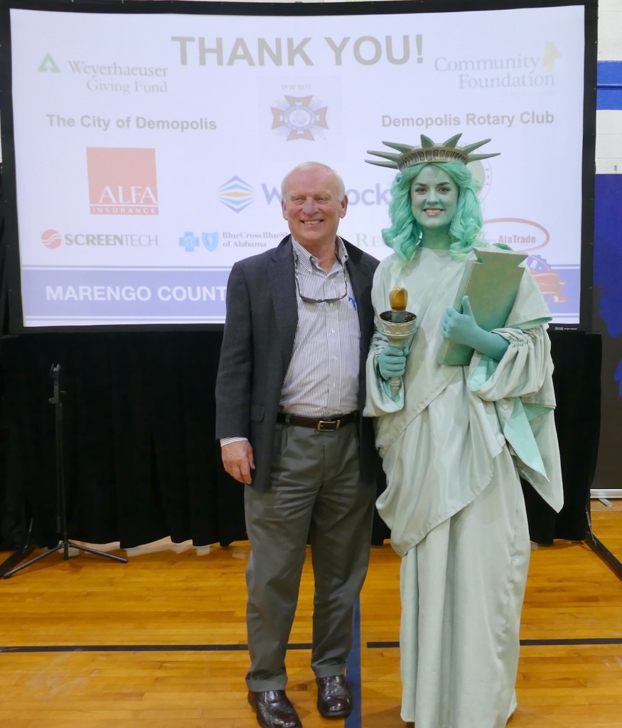 Mayor Collins is a huge Lady Liberty Fan!