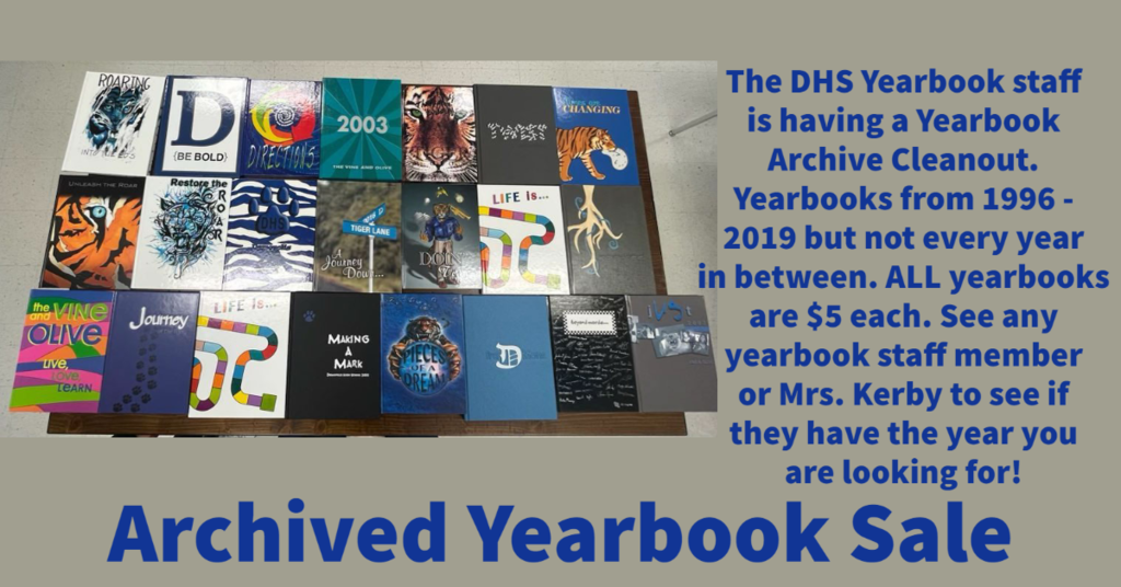 Yearbook Archive Sale